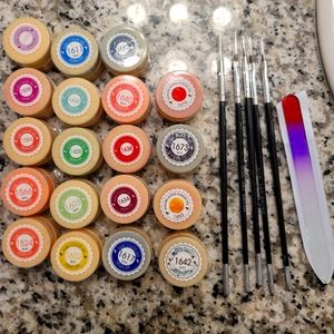 Gel polish set of 19 colors w/ accessories
